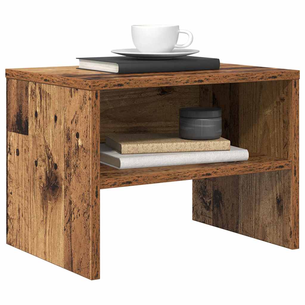 Nachttisch Altholz 40 x 40 x 30 cm Holzwerkstoff
