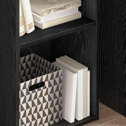 Bücherregal 2 Ebenen 40 x 30 x 77 cm Holzwerkstoff