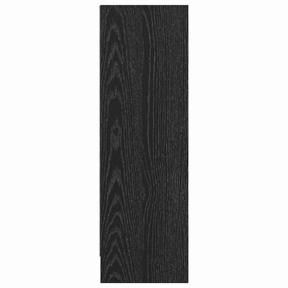 Bücherregal 80 x 24 x 76 cm Holzwerkstoff Schwarz Eichen-Optik