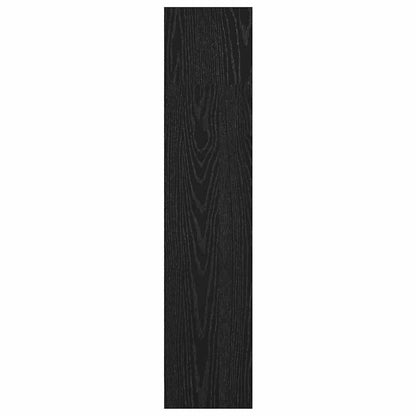 Bücherregal 80 x 24 x 109 cm Holzwerkstoff Schwarz Eichen-Optik