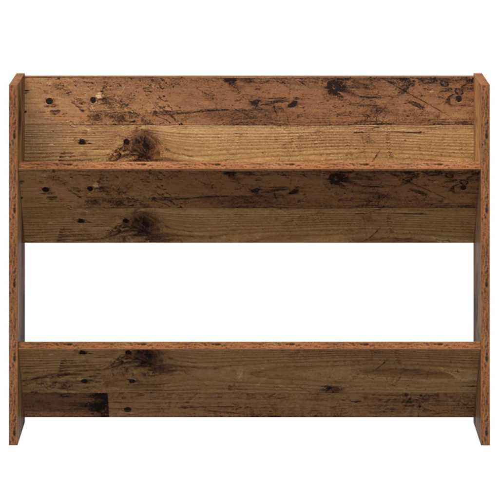 Schuhschrank 2 stk. 80 x 18 x 60 cm Holzwerkstoff Altholz