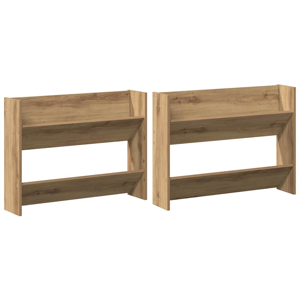 Wandschuhschränke mit Regal Artisan-Eiche Holzwerkstoff