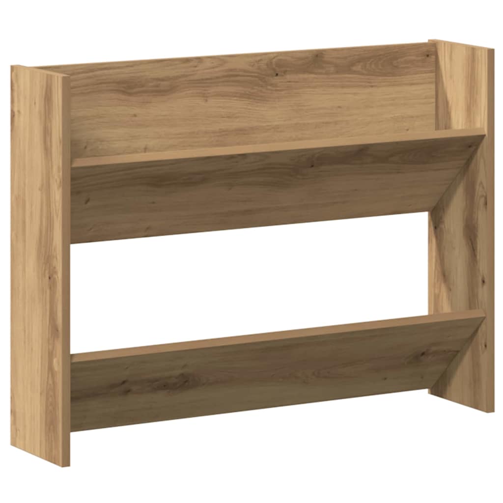 Schuhschrank 2 Stk. 81 x 18 x 60 cm Holzwerkstoff Artisan-Eiche