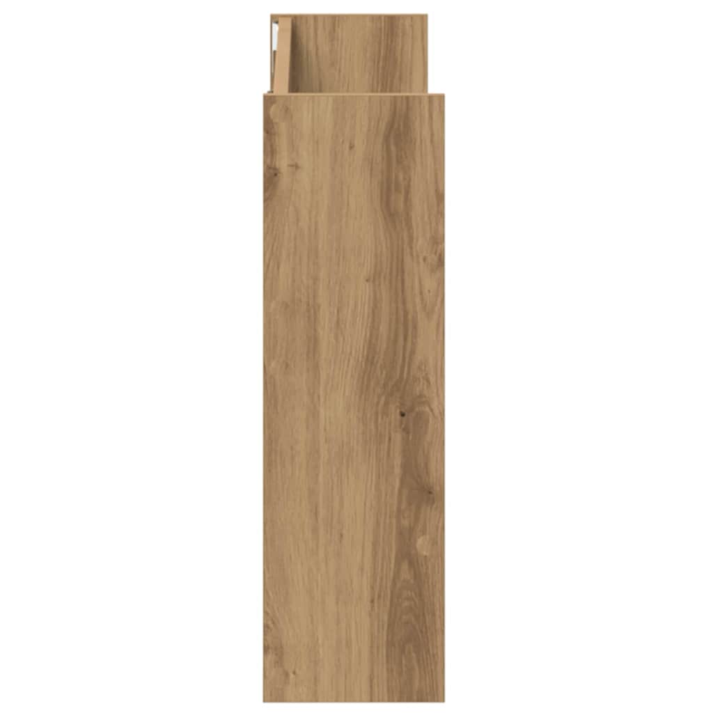 Schuhschrank 2 Stk. 81 x 18 x 60 cm Holzwerkstoff Artisan-Eiche