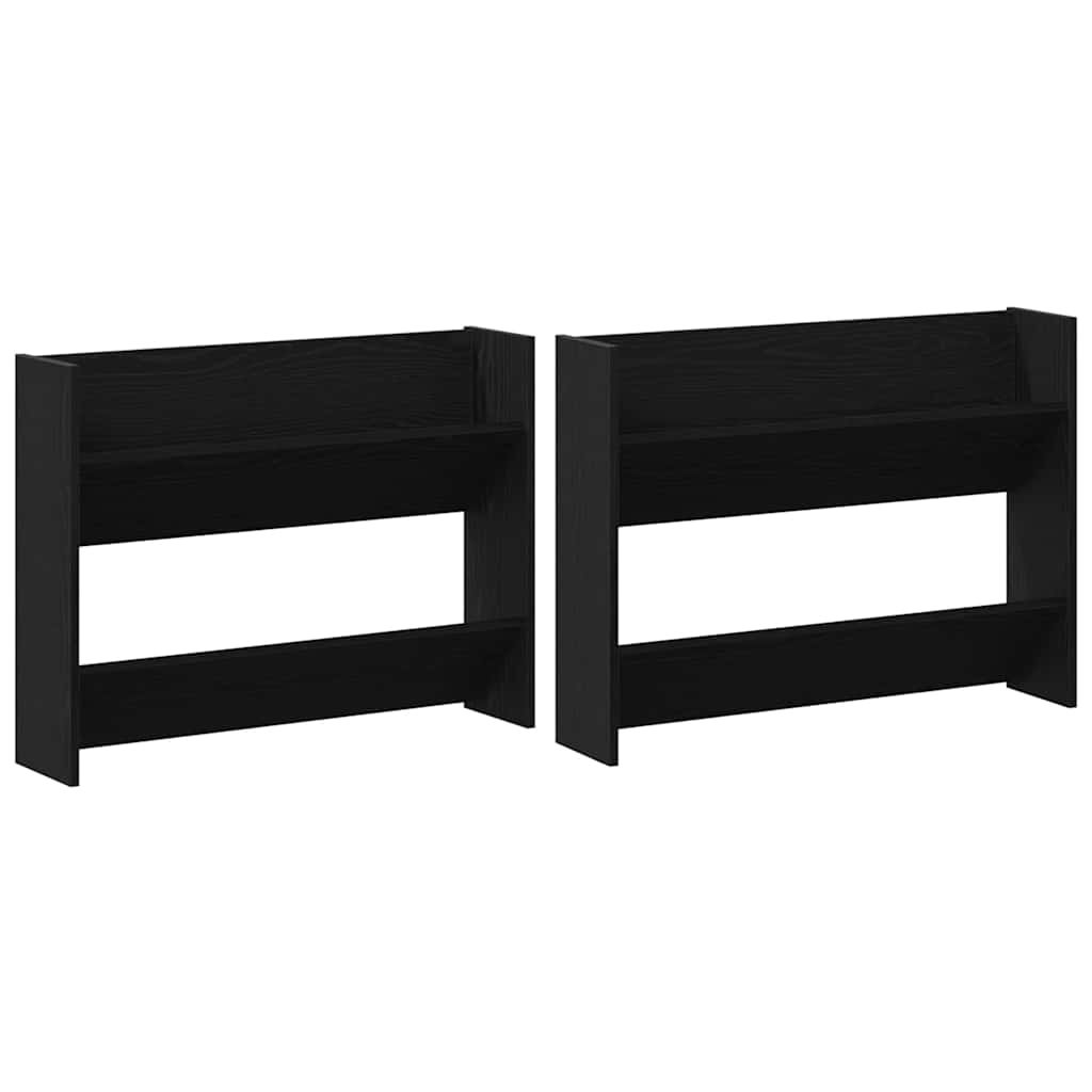 Schuhschrank 2 stk. 83 x 18 x 60 cm Holzwerkstoff