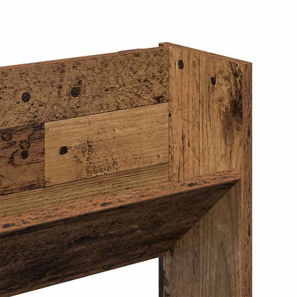 Schuhschrank 2 stk. 84 x 18 x 90 cm Holzwerkstoff Altholz