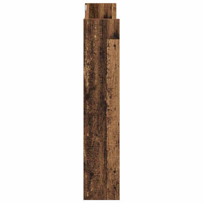 Schuhschrank 2 stk. 84 x 18 x 90 cm Holzwerkstoff Altholz