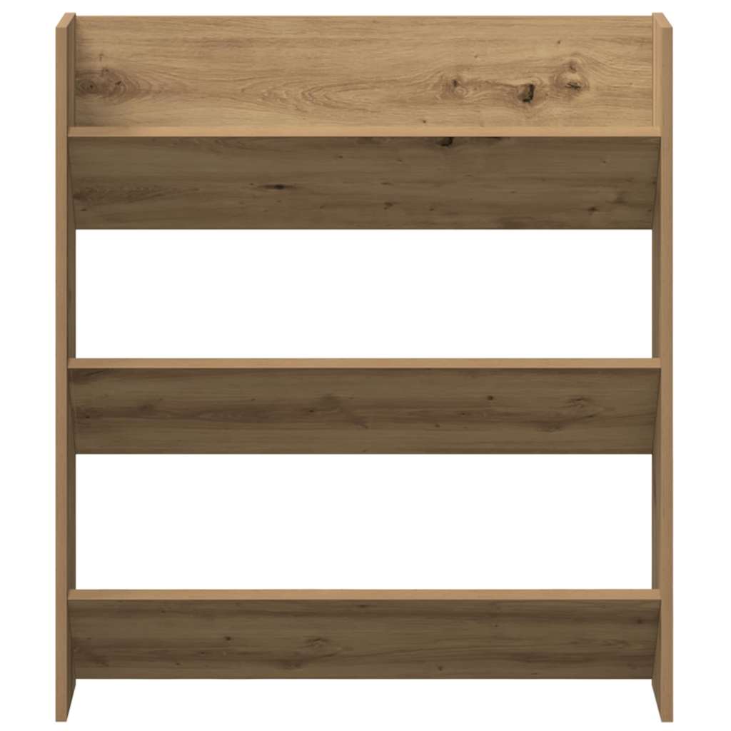 Schuhschrank 2 Stk. 85 x 18 x 90 cm Holzwerkstoff Artisan-Eiche