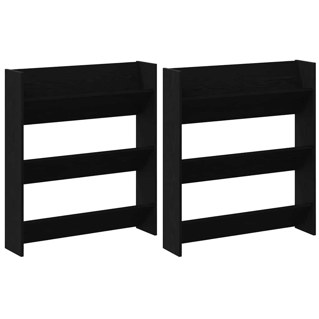 Schuhschrank 2 stk. 86 x 18 x 90 cm Holzwerkstoff