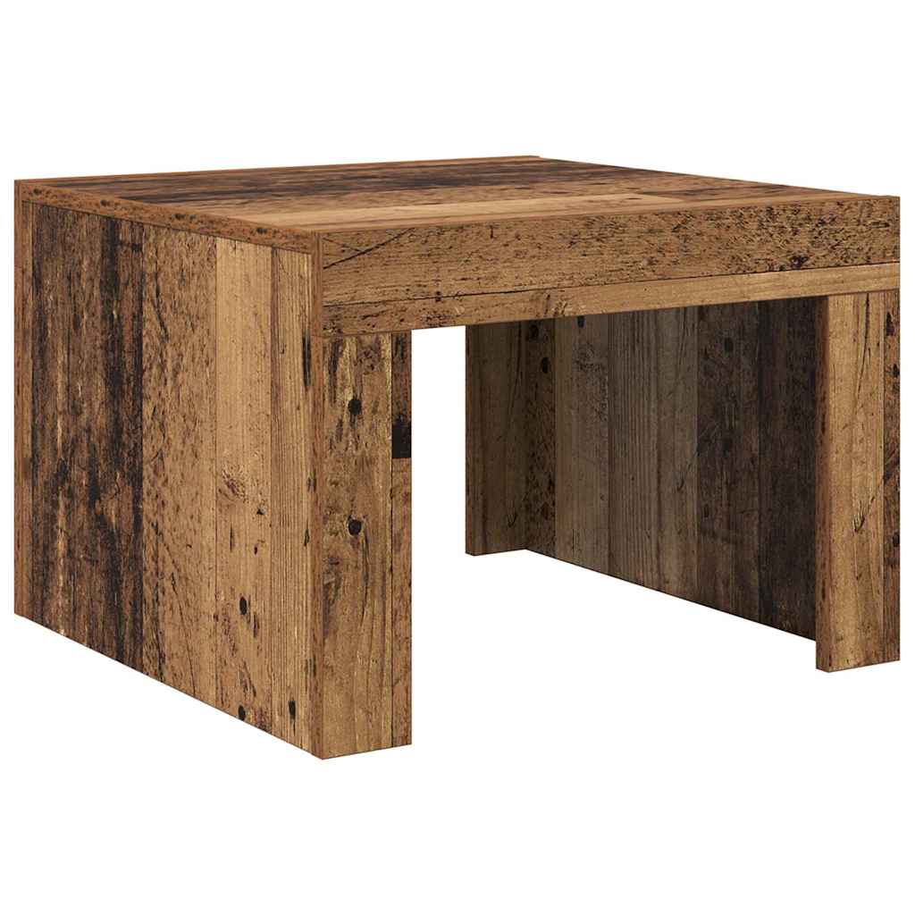 Couchtisch Altholz 50 x 50 x 35 cm Holzwerkstoff