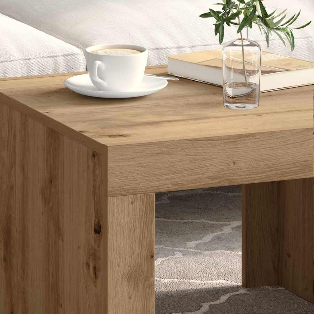Couchtisch Artisan-Eiche 50 x 50 x 35 cm Holzwerkstoff