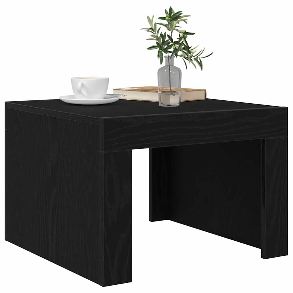 Couchtisch Schwarz Eichen-Optik Holzwerkstoff