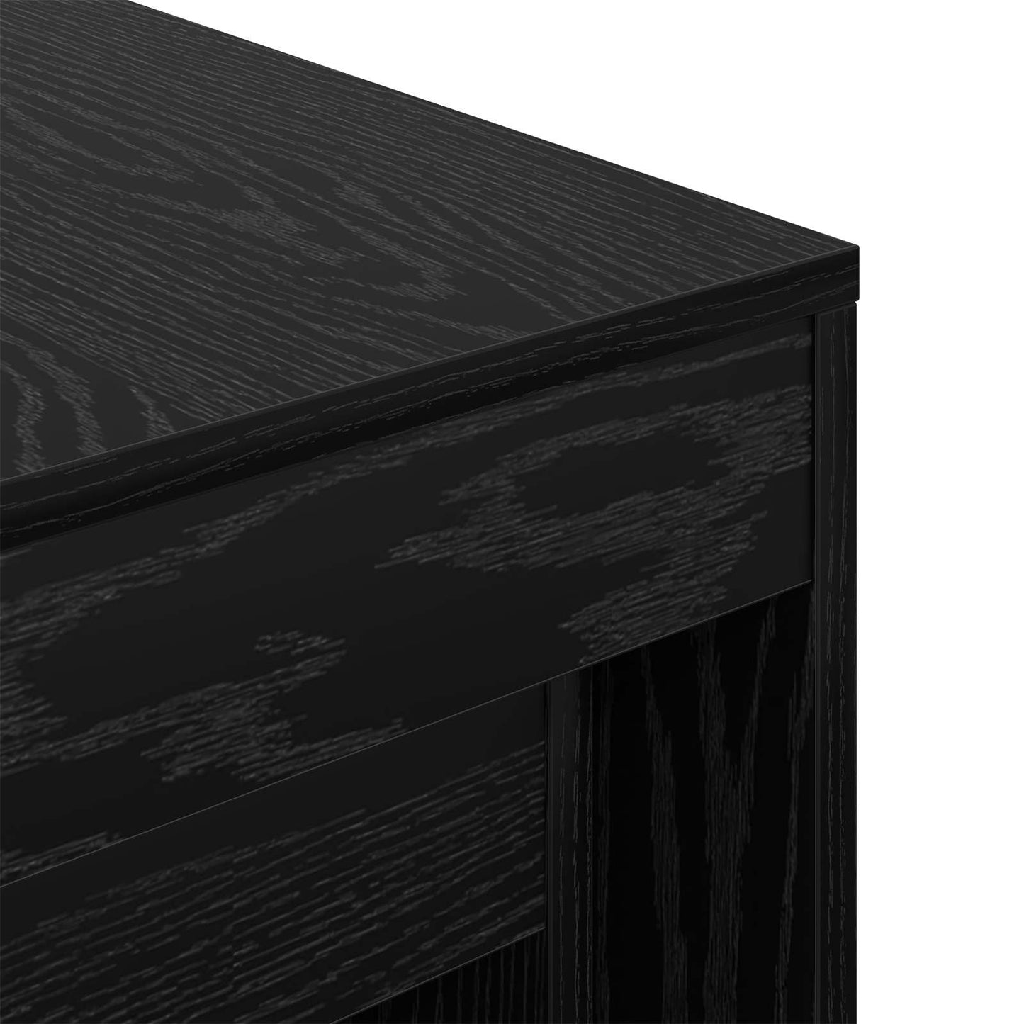 Couchtisch 3 stk. Schwarz Eichen-Optik 45 x 45 x 45 cm