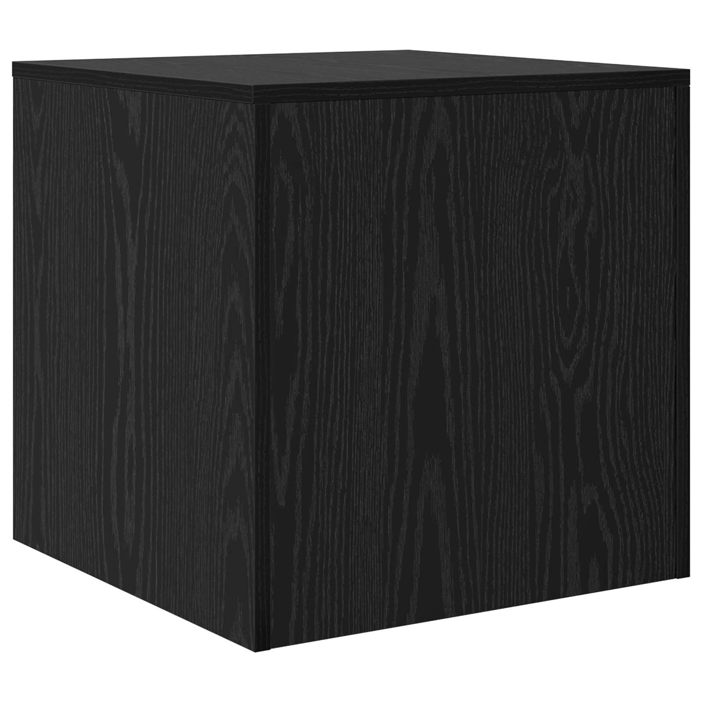 Couchtisch 3 stk. Schwarz Eichen-Optik 45 x 45 x 45 cm