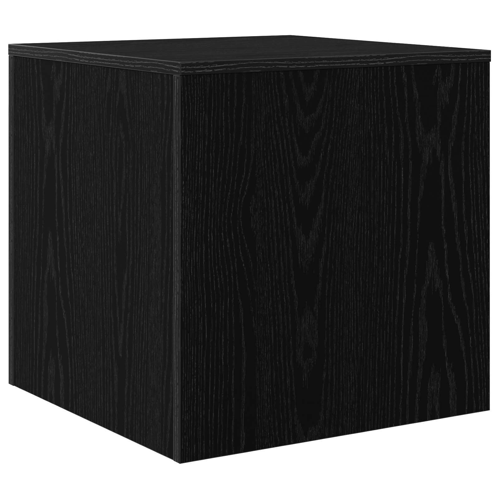 Couchtisch 3 stk. Schwarz Eichen-Optik 45 x 45 x 45 cm