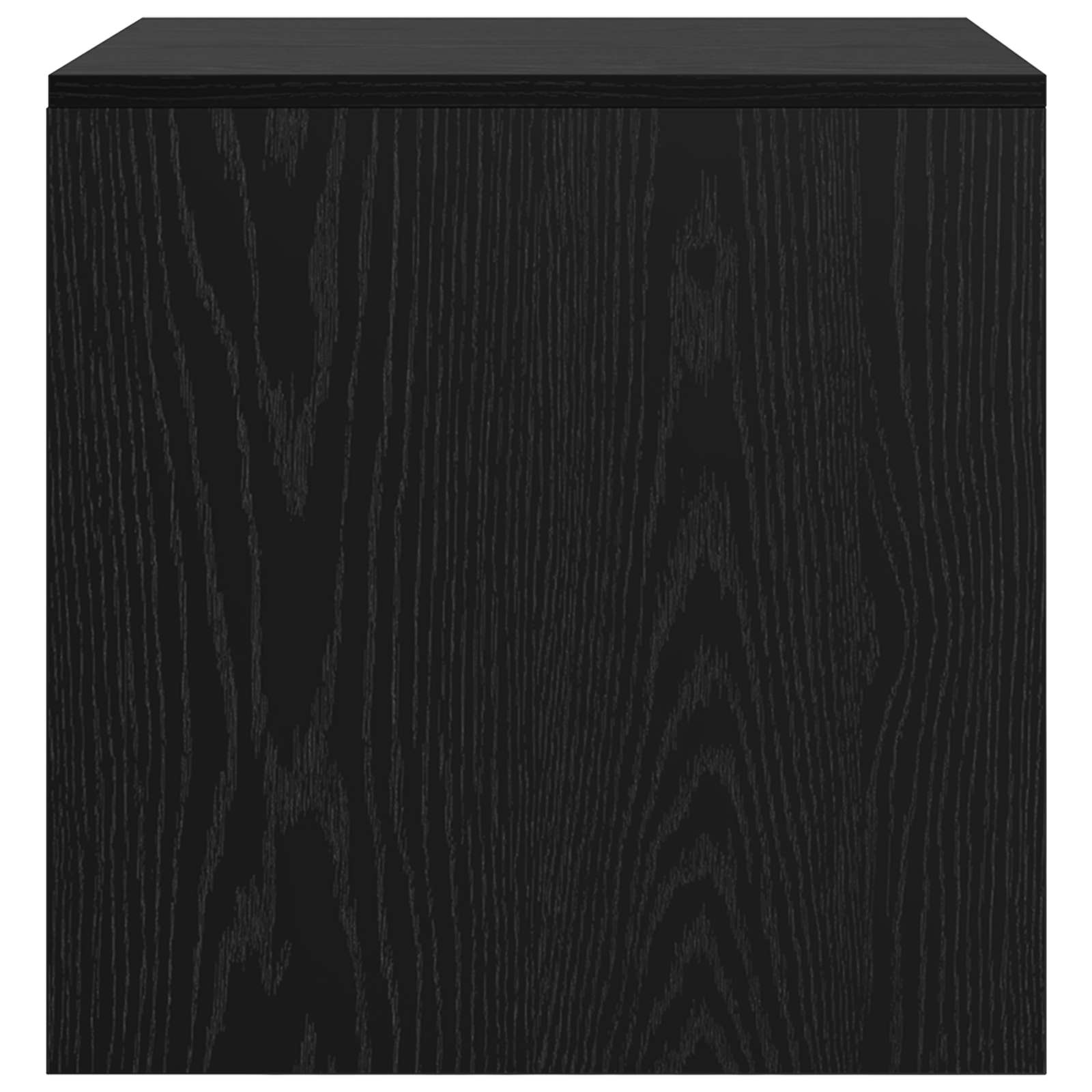Couchtisch 3 stk. Schwarz Eichen-Optik 45 x 45 x 45 cm