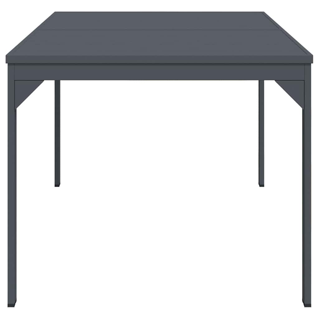 Esstisch für draußen Faltbar Anthrazit 210 x 90 x 73 cm Stahl