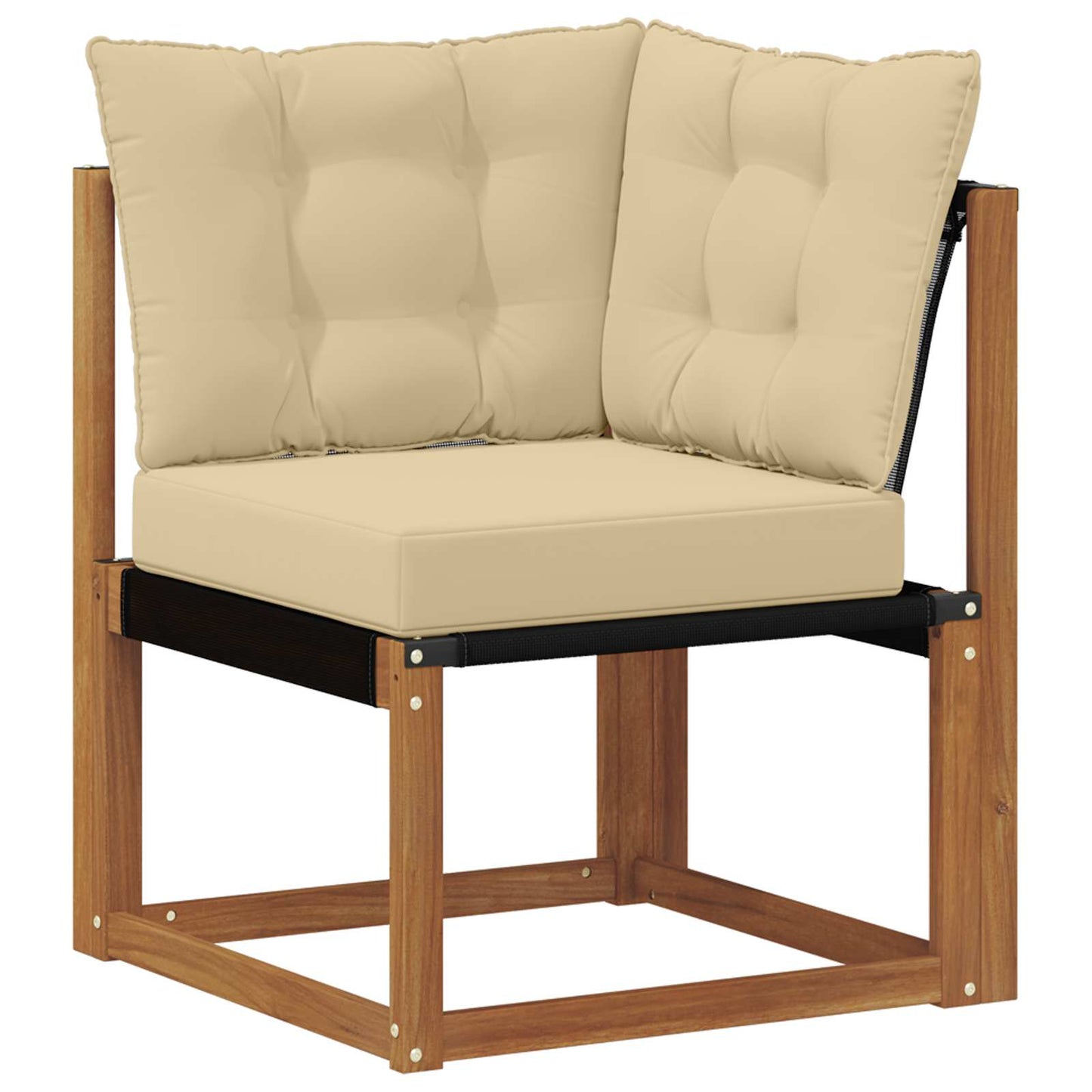 Outdoor-Sofagarnitur 8 stk. Natur und Beige