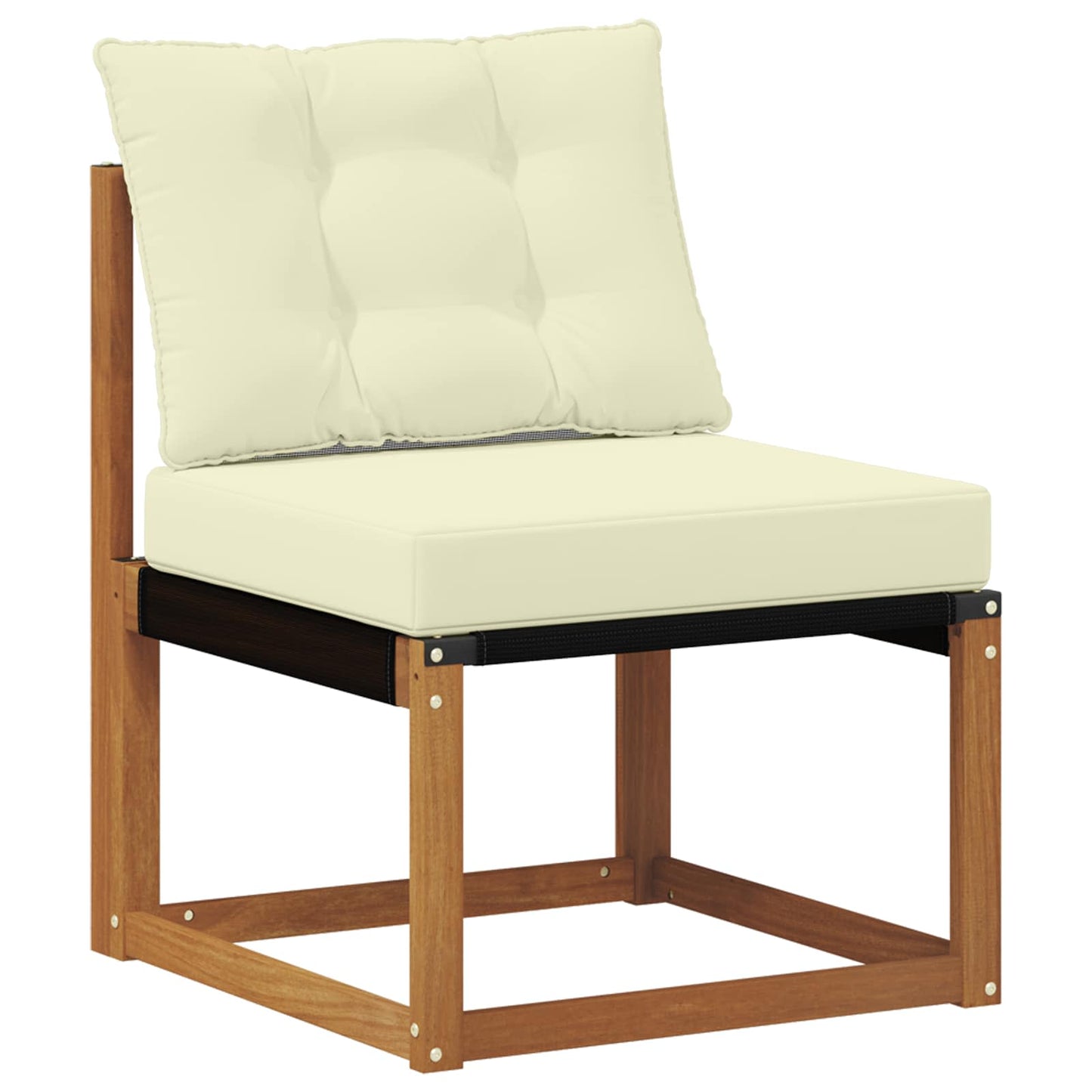 Outdoor-Sofagarnitur 10 stk. Natur und Creme