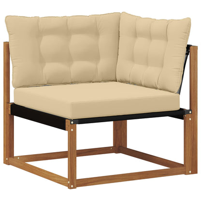 Outdoor-Sofagarnitur 7 stk. Natur und Beige