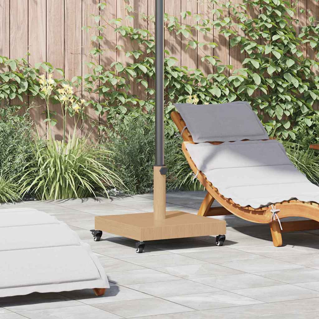 Sonnenschirmständer für den Außenbereich Helles Holz