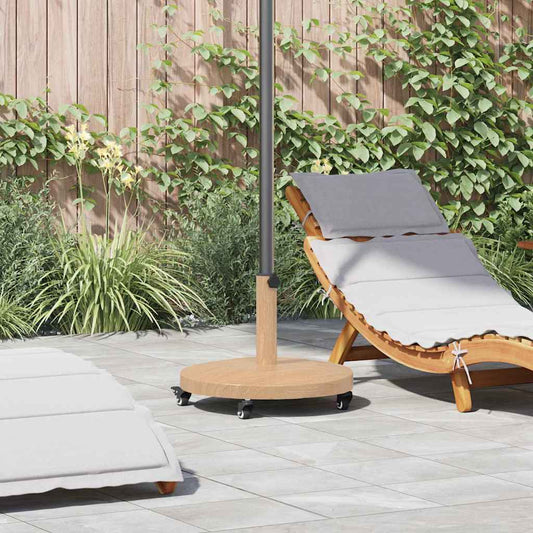 Sonnenschirmständer für den Außenbereich Helles Holz