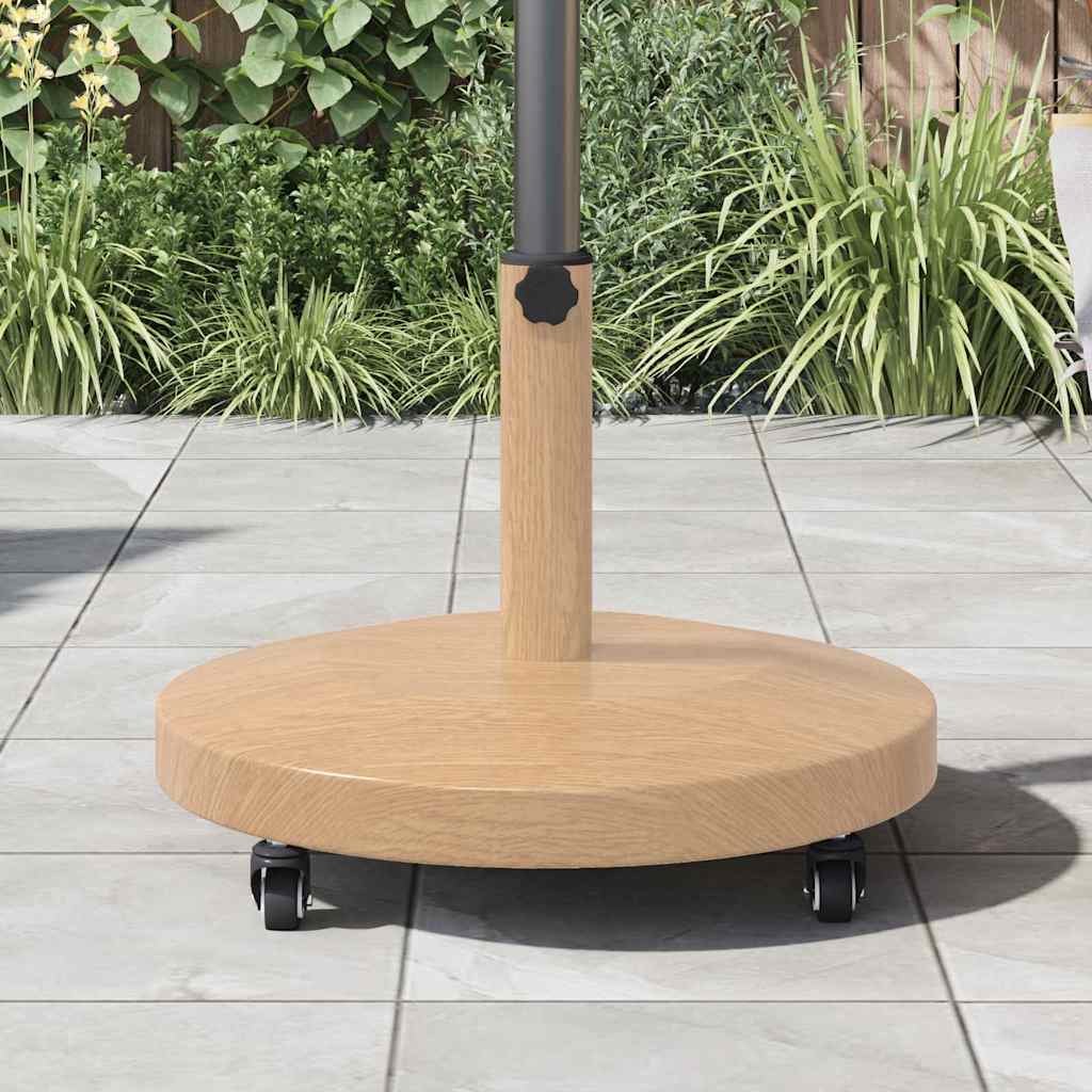 Sonnenschirmständer für den Außenbereich Helles Holz