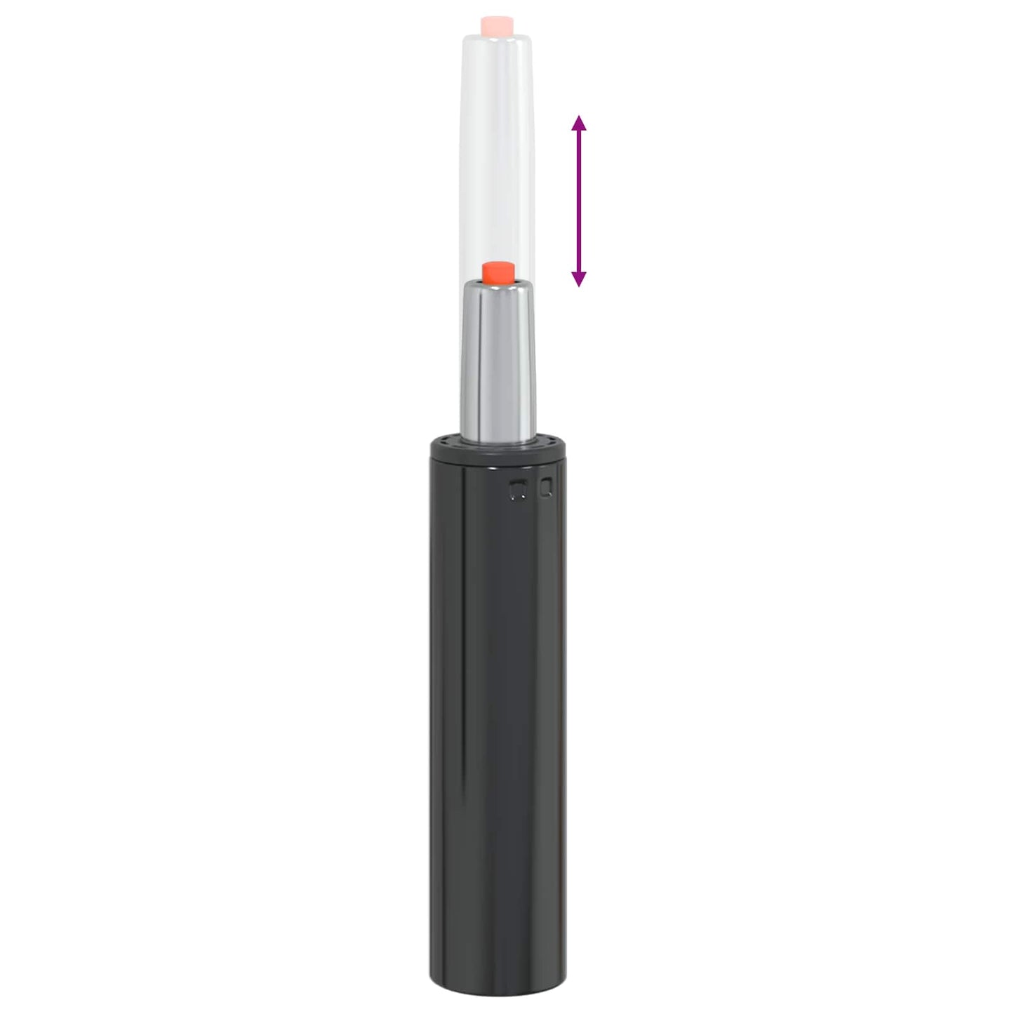 Bürostuhl Gaszylinder Schwarz 9 cm Eisen