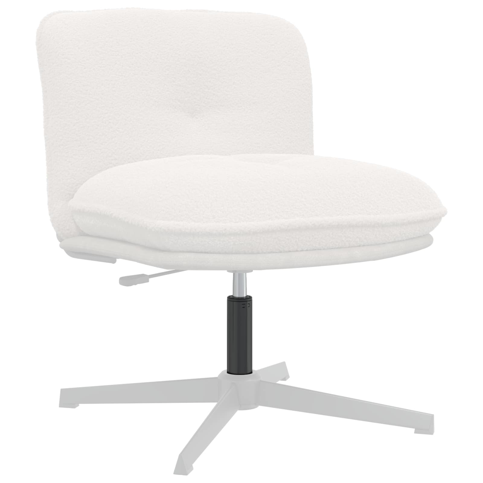 Bürostuhl Gaszylinder Schwarz 9 cm Eisen