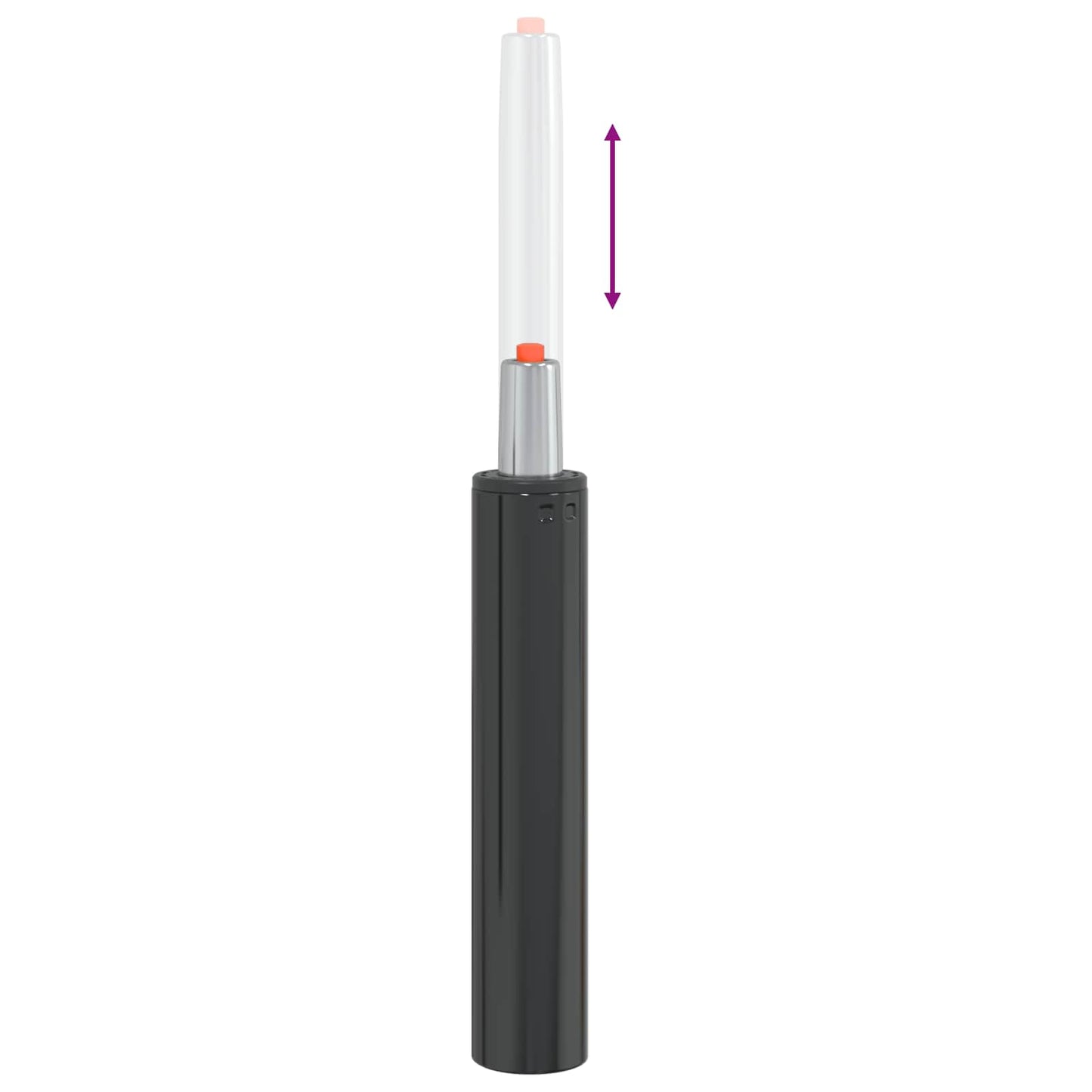 Bürostuhl Gaszylinder Schwarz 14 cm Eisen