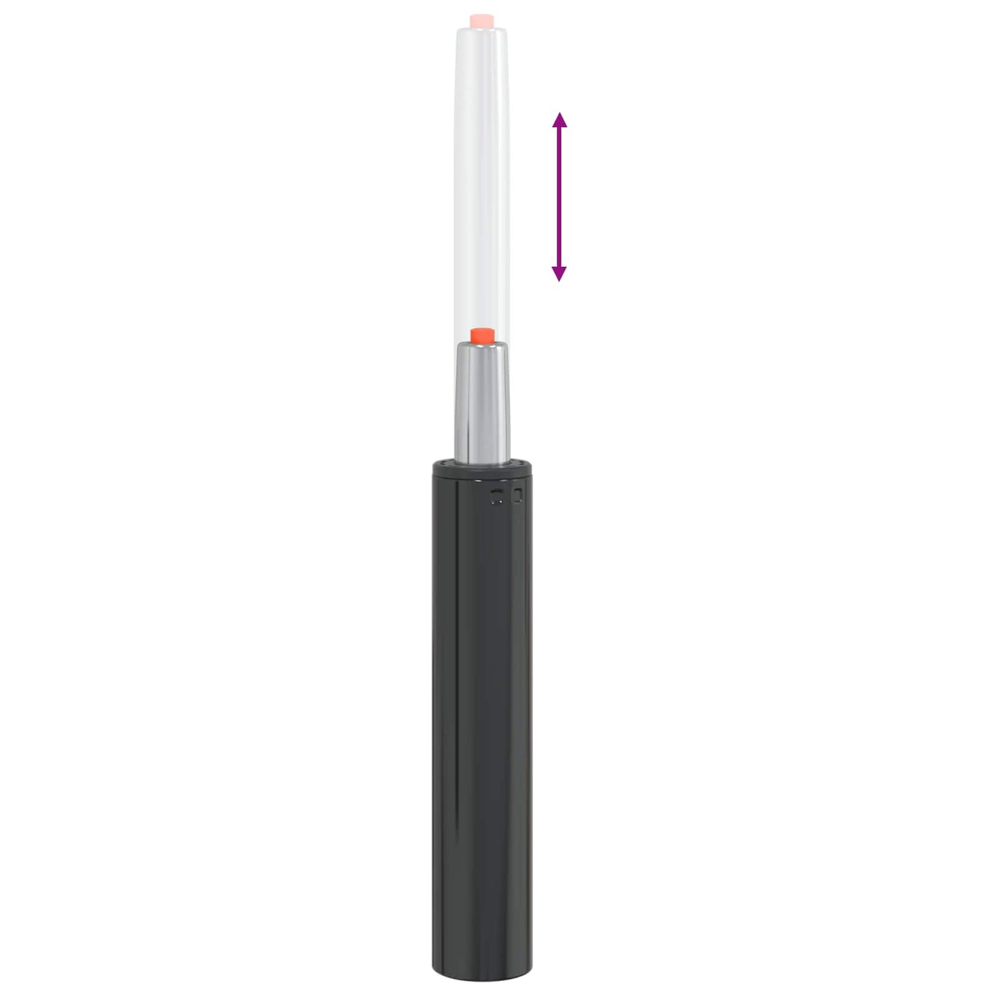 Bürostuhl Gaszylinder Schwarz 15,5 cm Eisen
