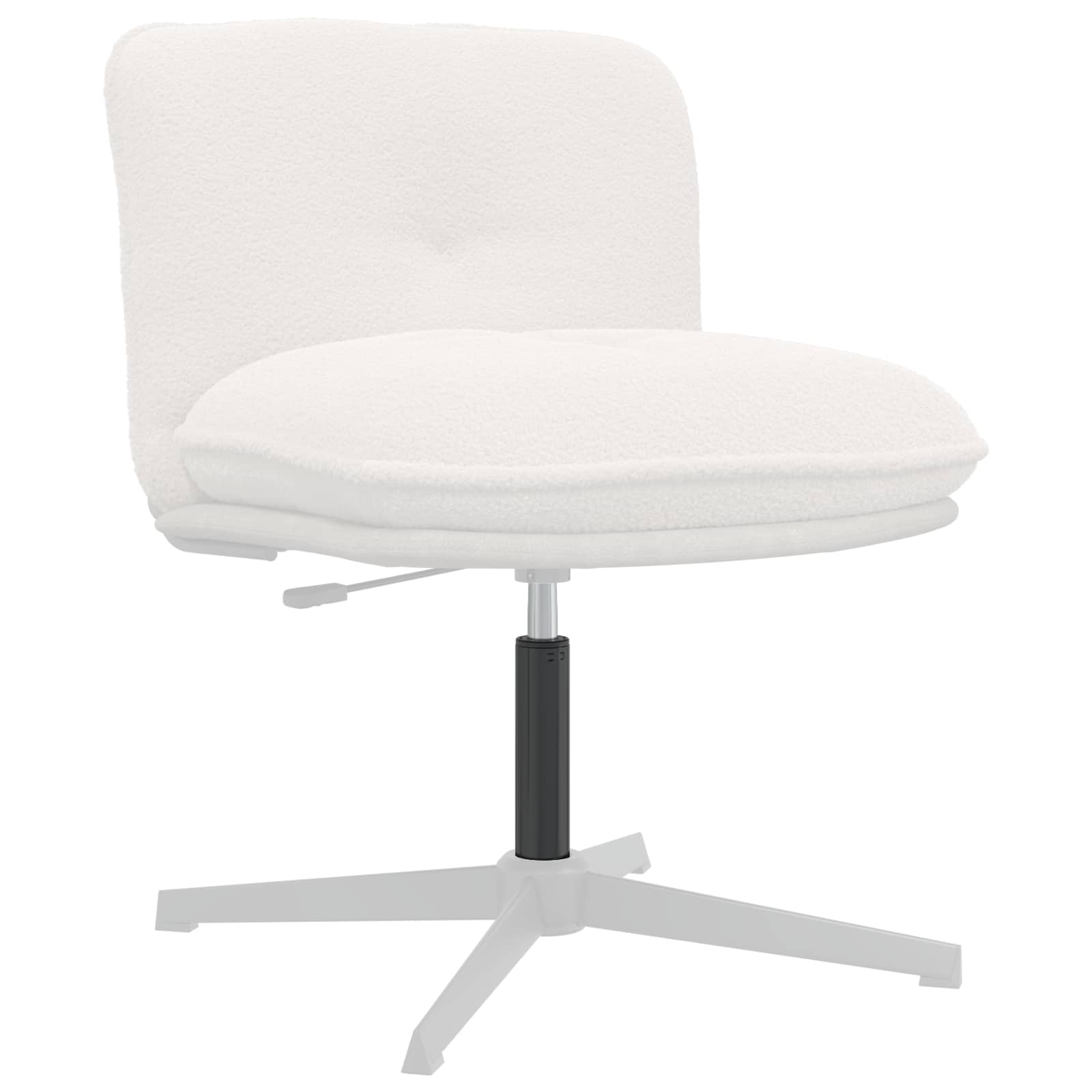 Bürostuhl Gaszylinder Schwarz 15,5 cm Eisen