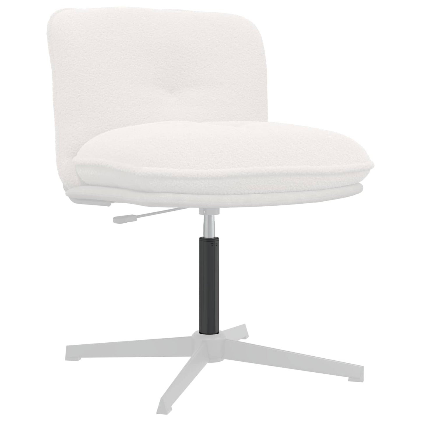 Bürostuhl Gaszylinder Schwarz 18,5 cm Eisen