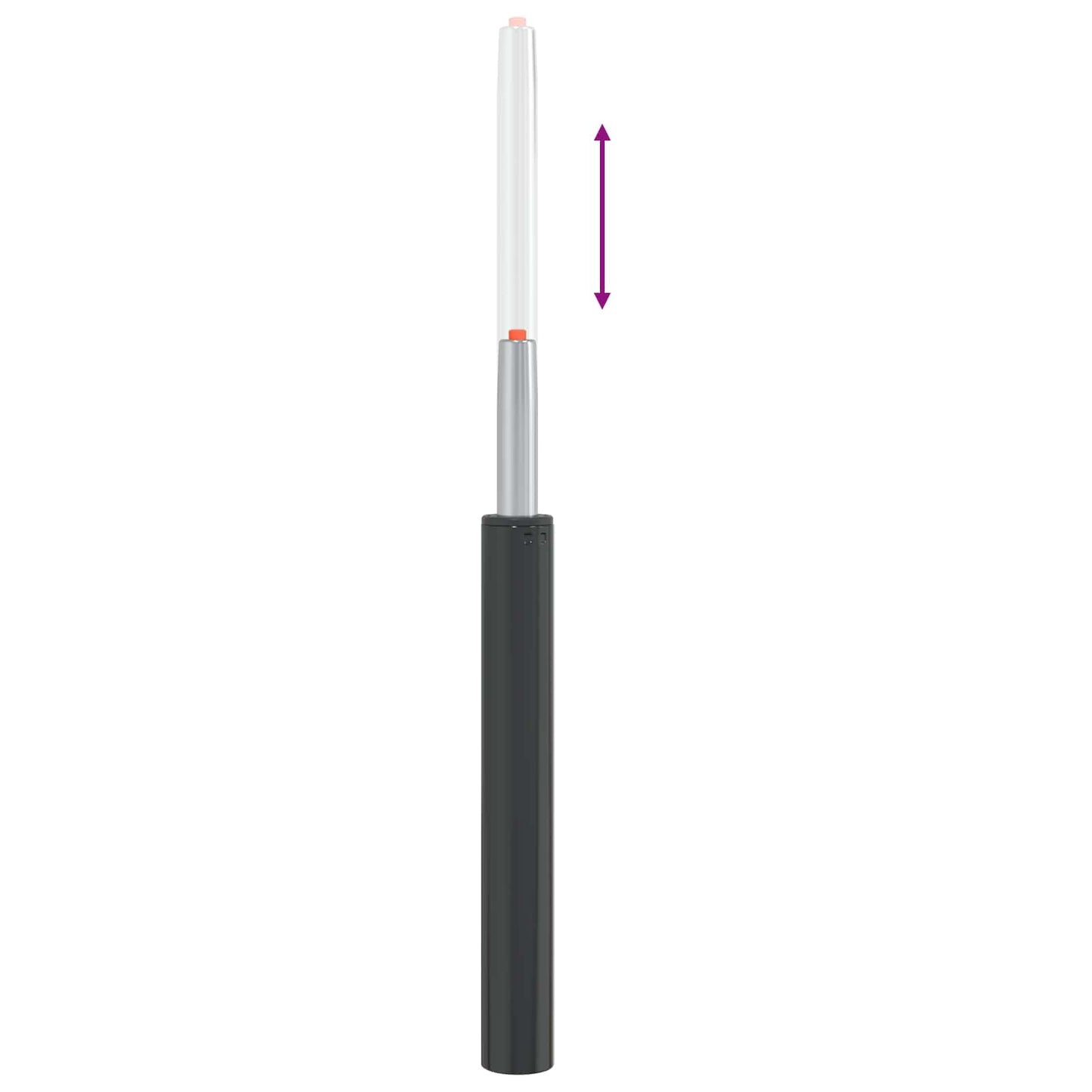 Bürostuhl Gaszylinder Schwarz 21,5 cm Eisen