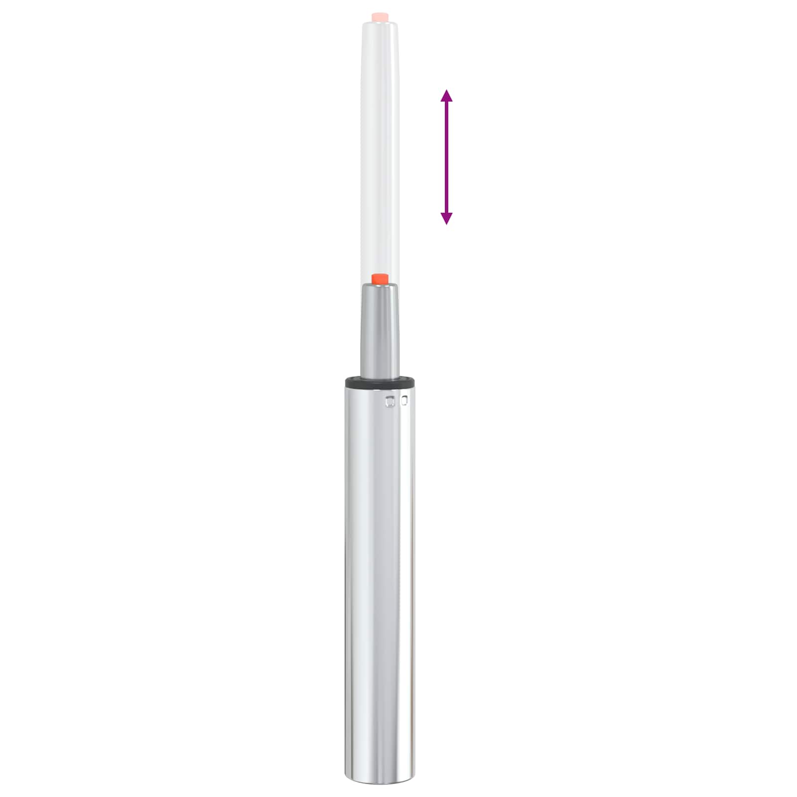 Bürostuhl Gaszylinder Chrom 18,5 cm Eisen