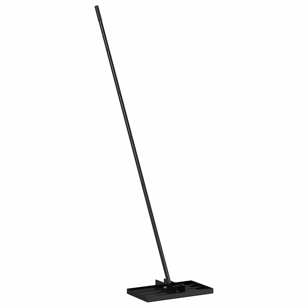Garten-Nivellierrechen Schwarz Pulverbeschichteter Stahl