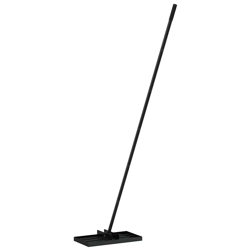 Garten-Nivellierrechen Schwarz Pulverbeschichteter Stahl