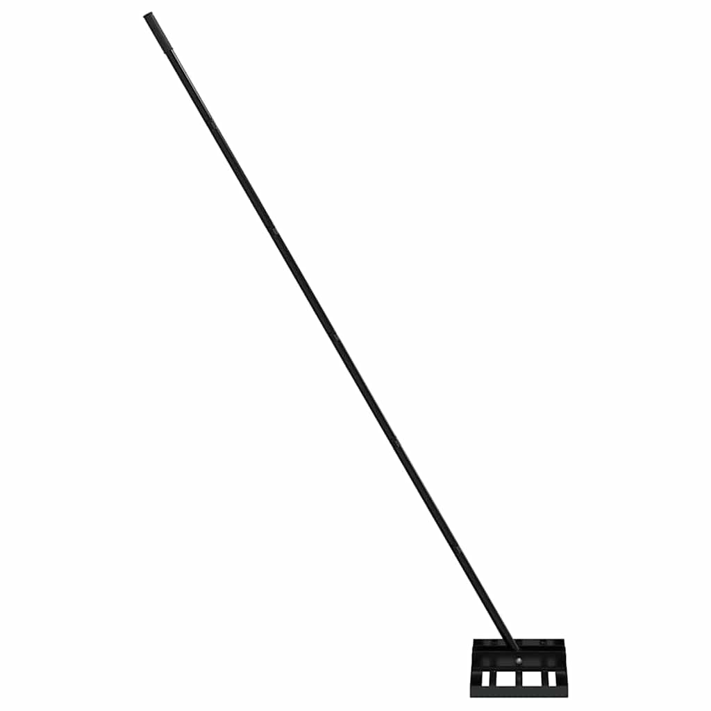 Garten-Nivellierrechen Schwarz Pulverbeschichteter Stahl