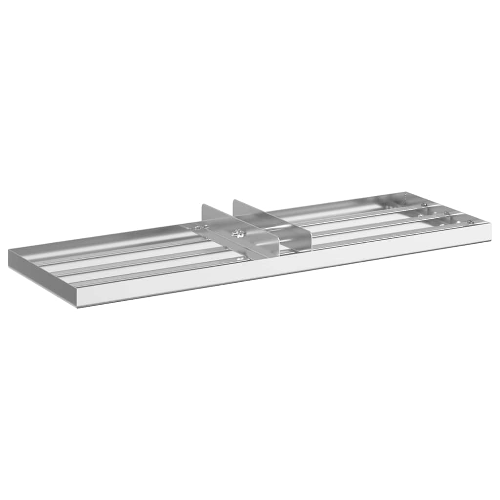 Garten Nivellierrechen Silber 75 x 25 x 6 cm Edelstahl