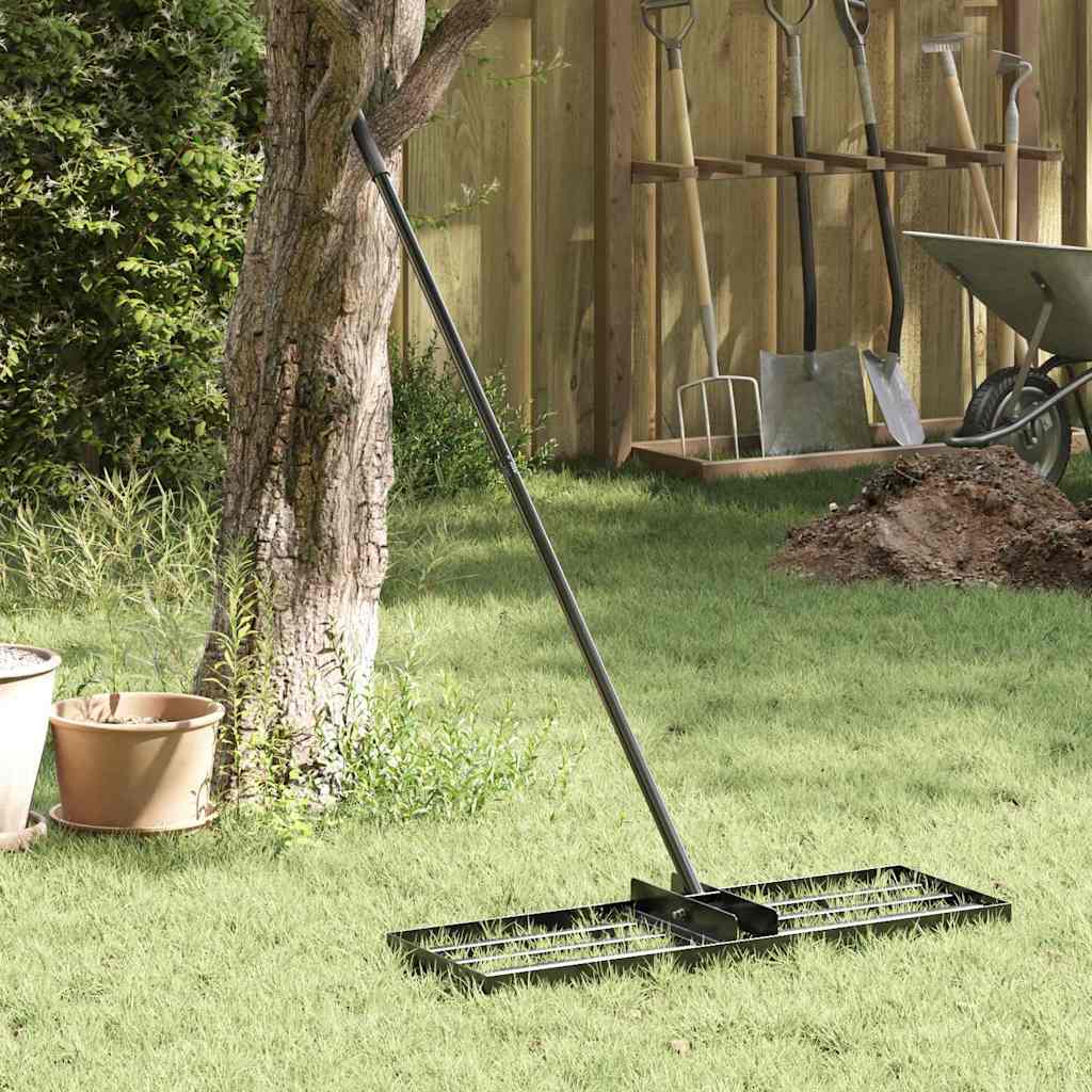 Garten Nivellierrechen Schwarz Pulverbeschichteter Stahl