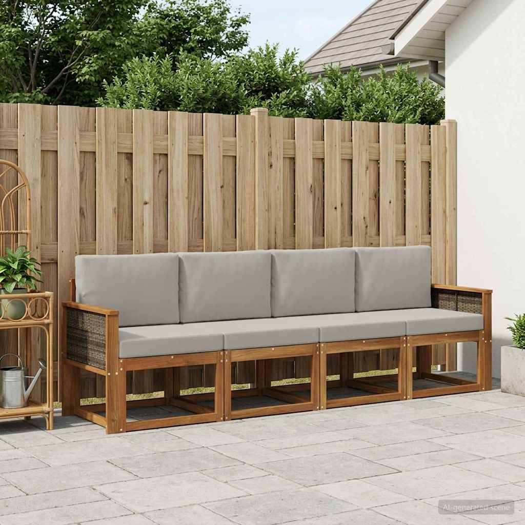 Outdoor-Sofagarnitur 4 stk.
