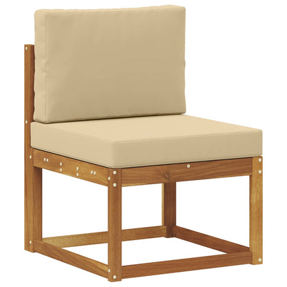 Outdoor-Sofagarnitur 6 stk. Natur