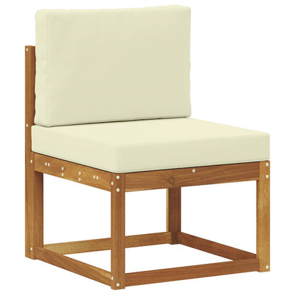 Outdoor-Sofagarnitur 6 stk. Natur und Creme