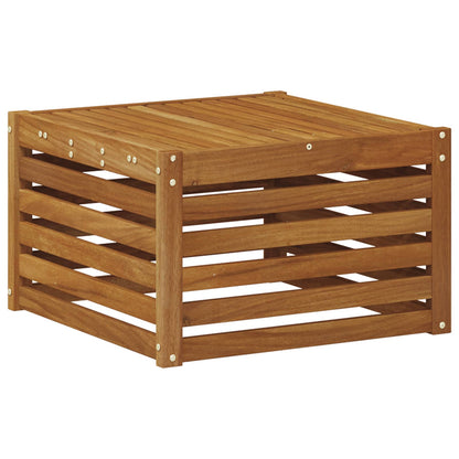 Outdoor-Sofagarnitur 7 stk. Natur Massivholz Akazie