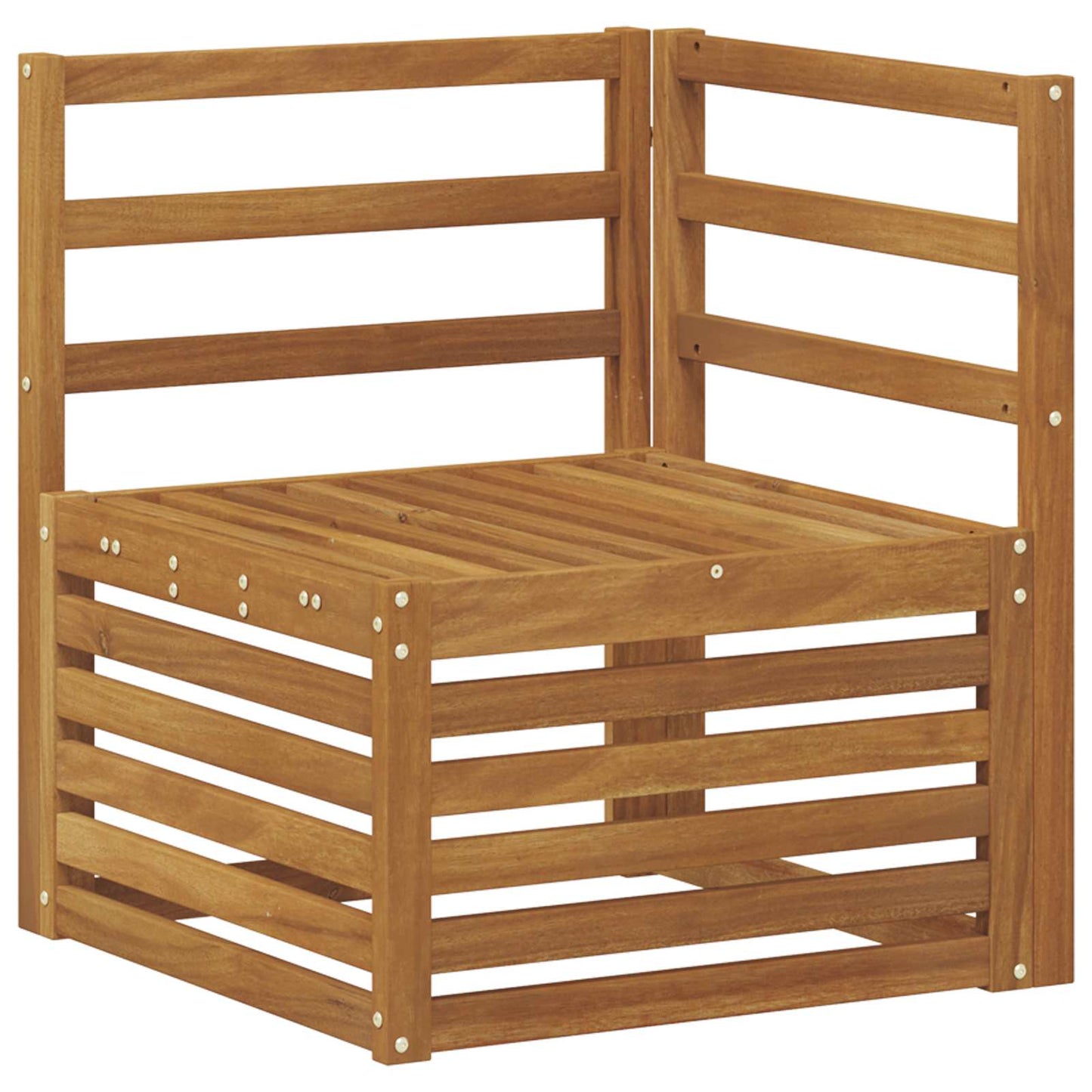 Outdoor-Sofagarnitur 7 stk. Natur Polyester