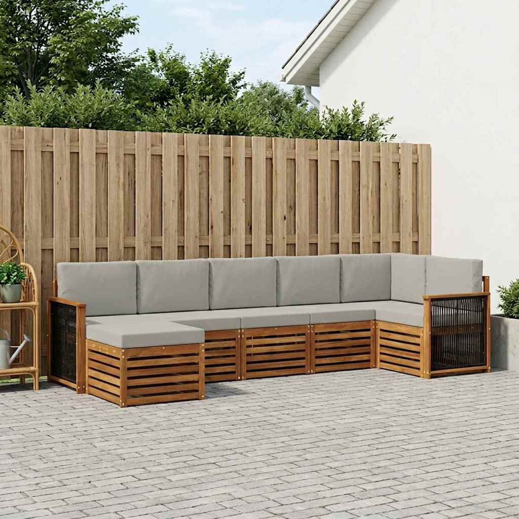 Outdoor-Sofagarnitur 6 stk.