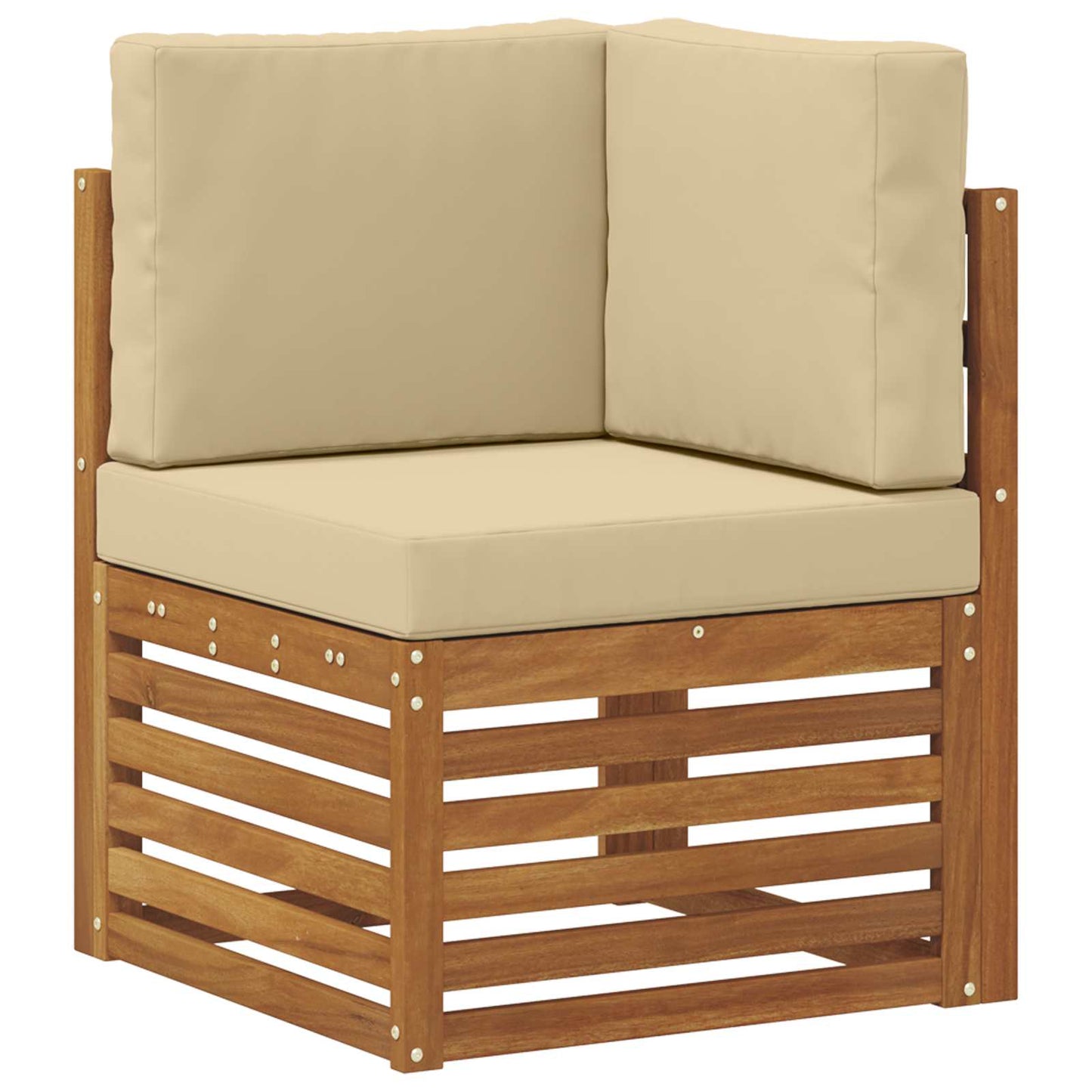 Outdoor-Sofagarnitur 6 stk. Natur