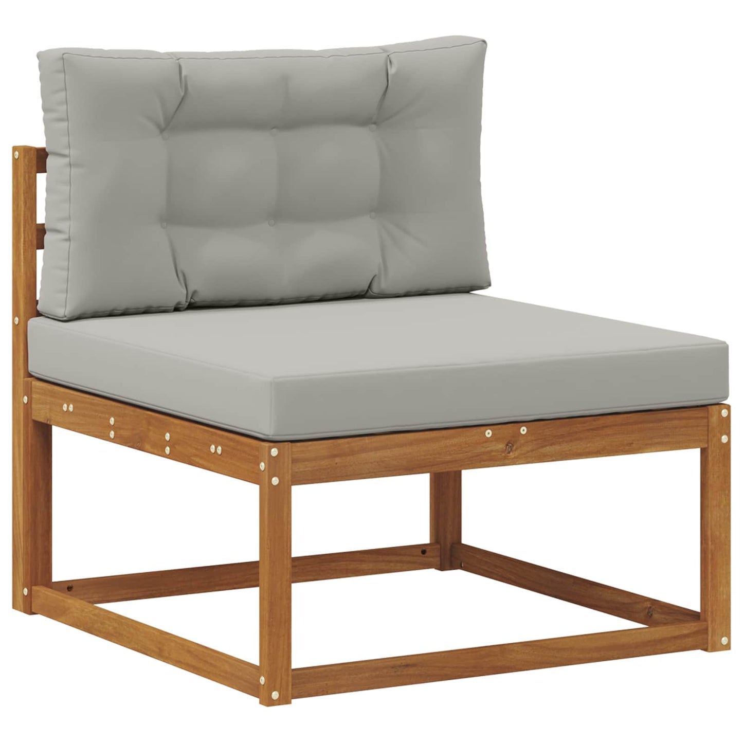 Outdoor-Sofagarnitur 4 stk. Natural and Light grey