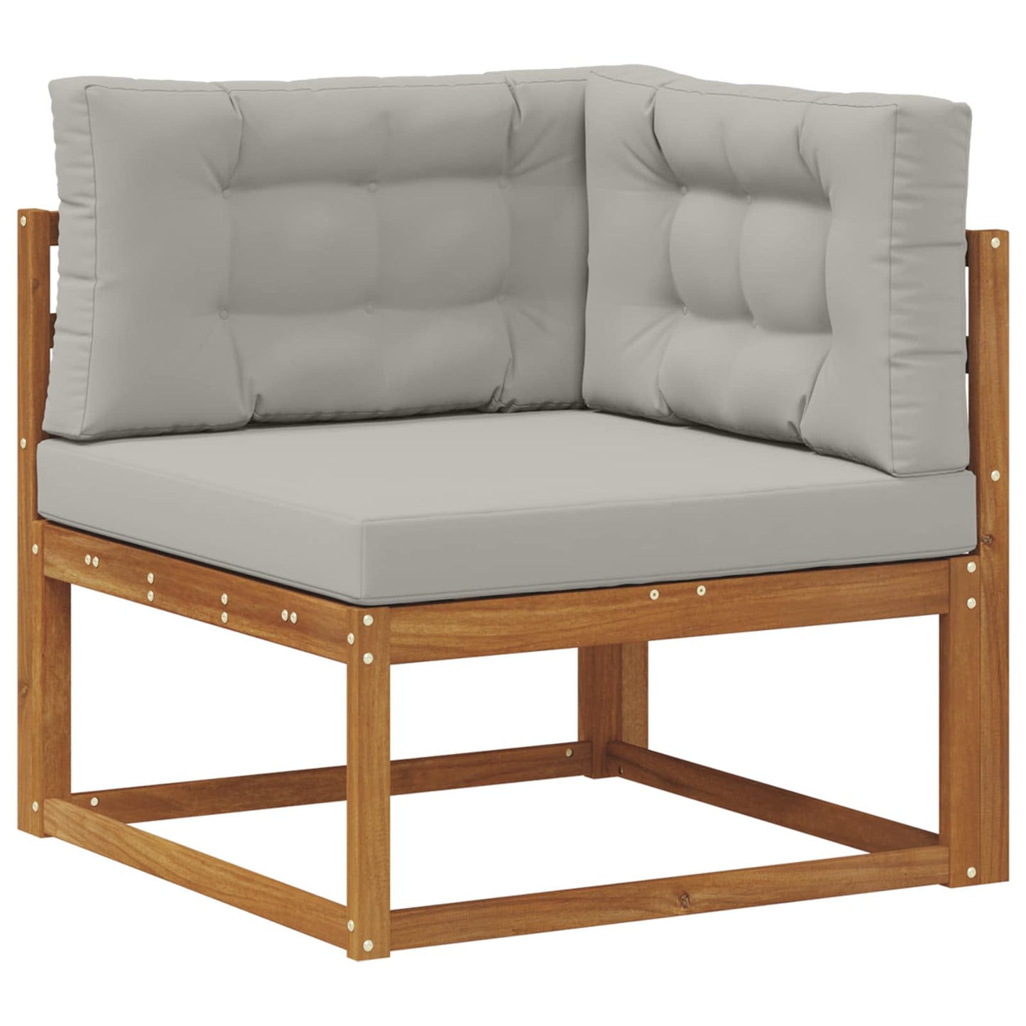 Outdoor-Sofagarnitur mit Kissen 6 pcs Natural and Light grey