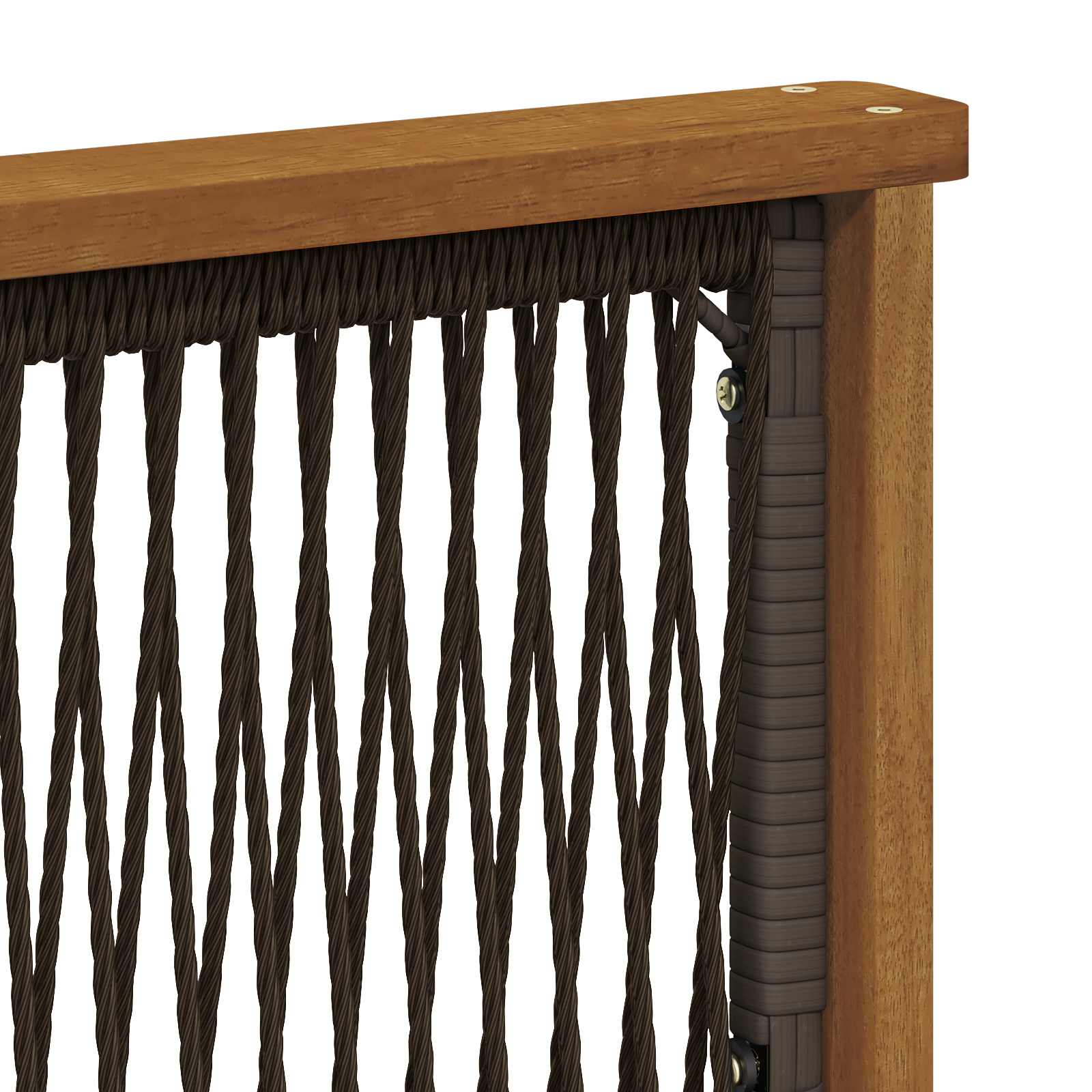 Outdoor-Sofagarnitur 10 stk. Natur und Anthrazit